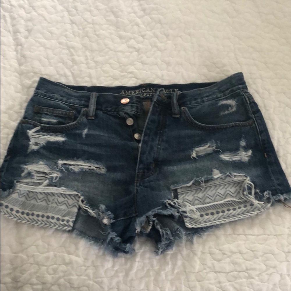American eagle vintage hi-rise festival shorts